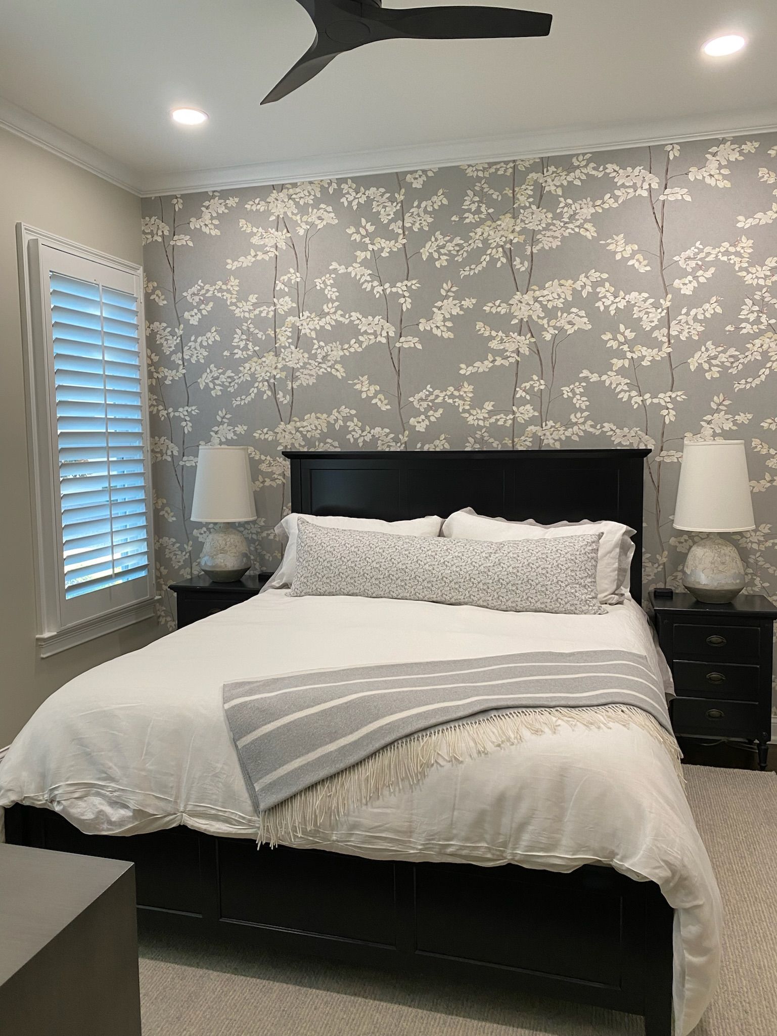 Nashville bedroom interior design project by Abby Rose