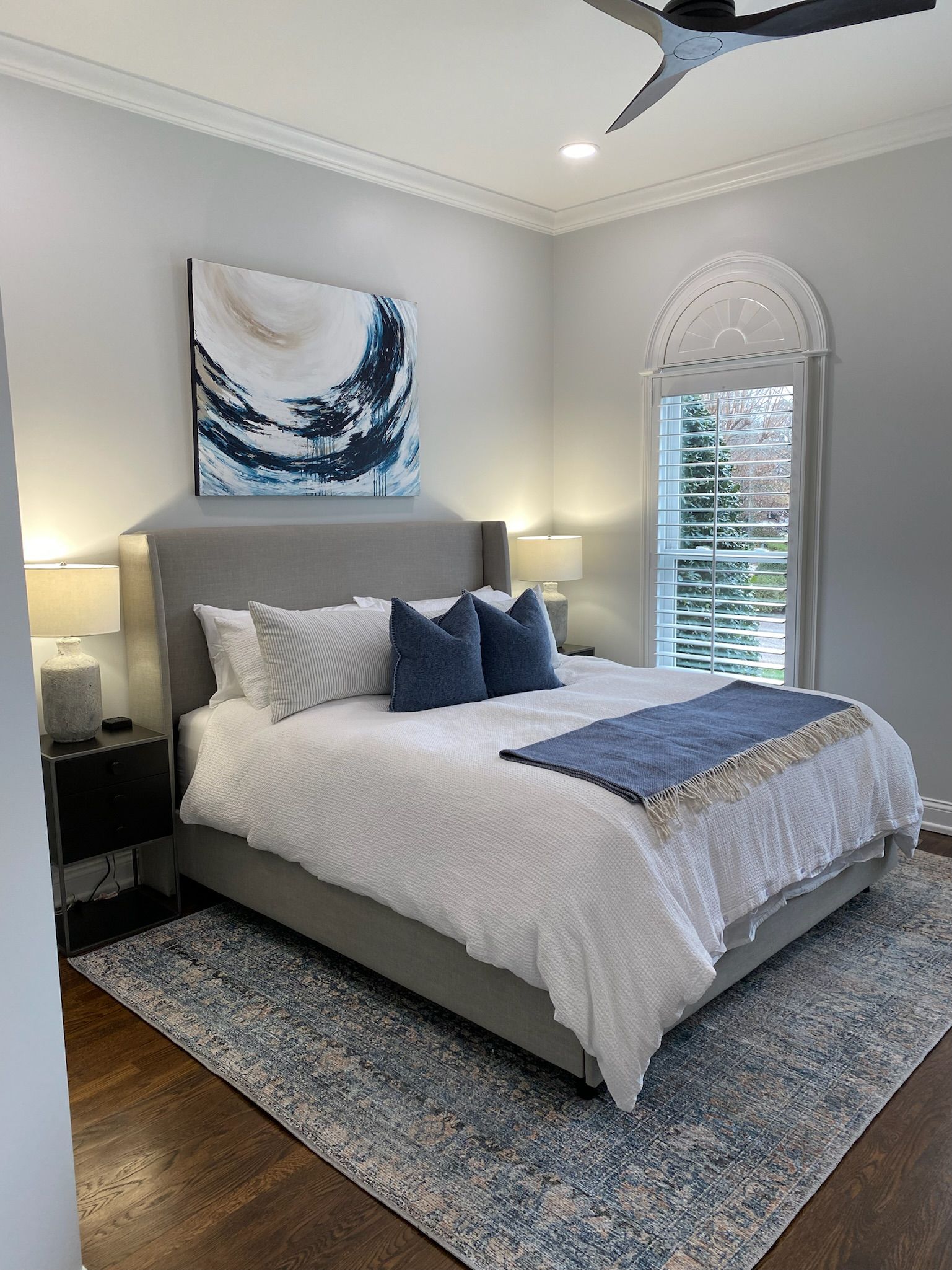 Nashville bedroom design project by Abby Rose interior designer