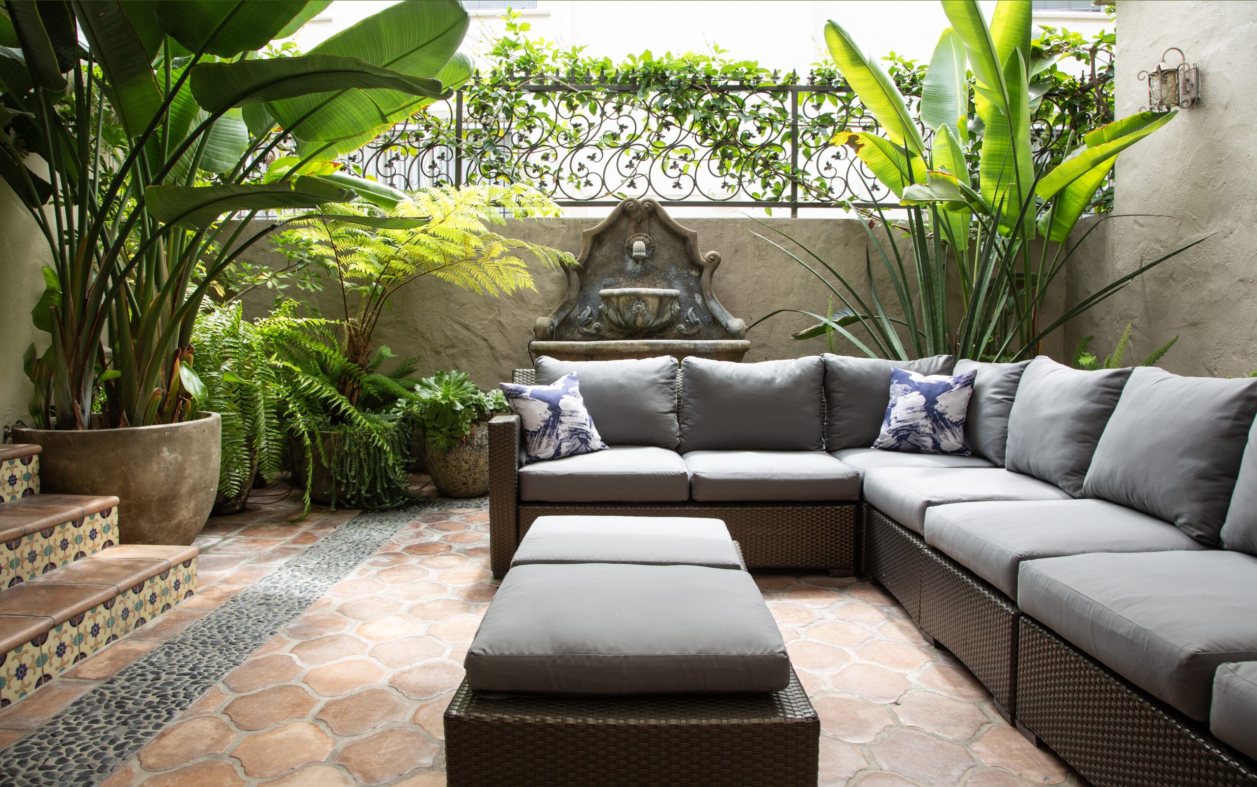 Chi Omega Sorority House Patio Area